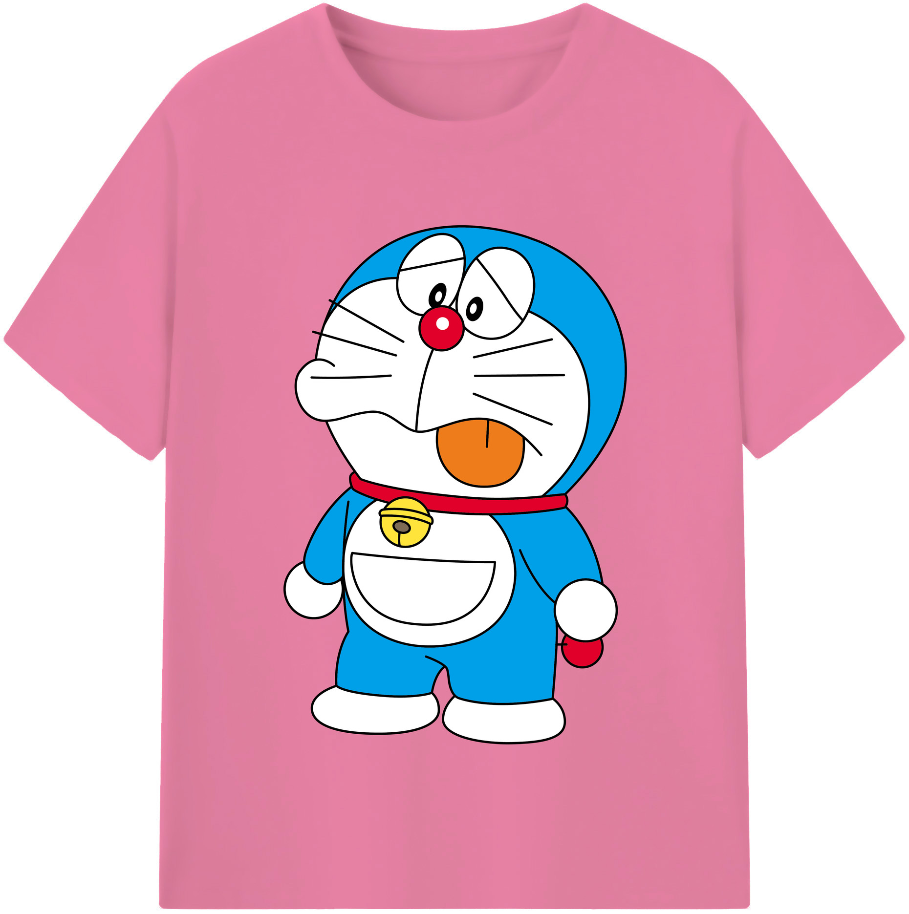 （画像用） ドラえもん Doraemon 綿100％半袖Tシャツ（フロントプリント）